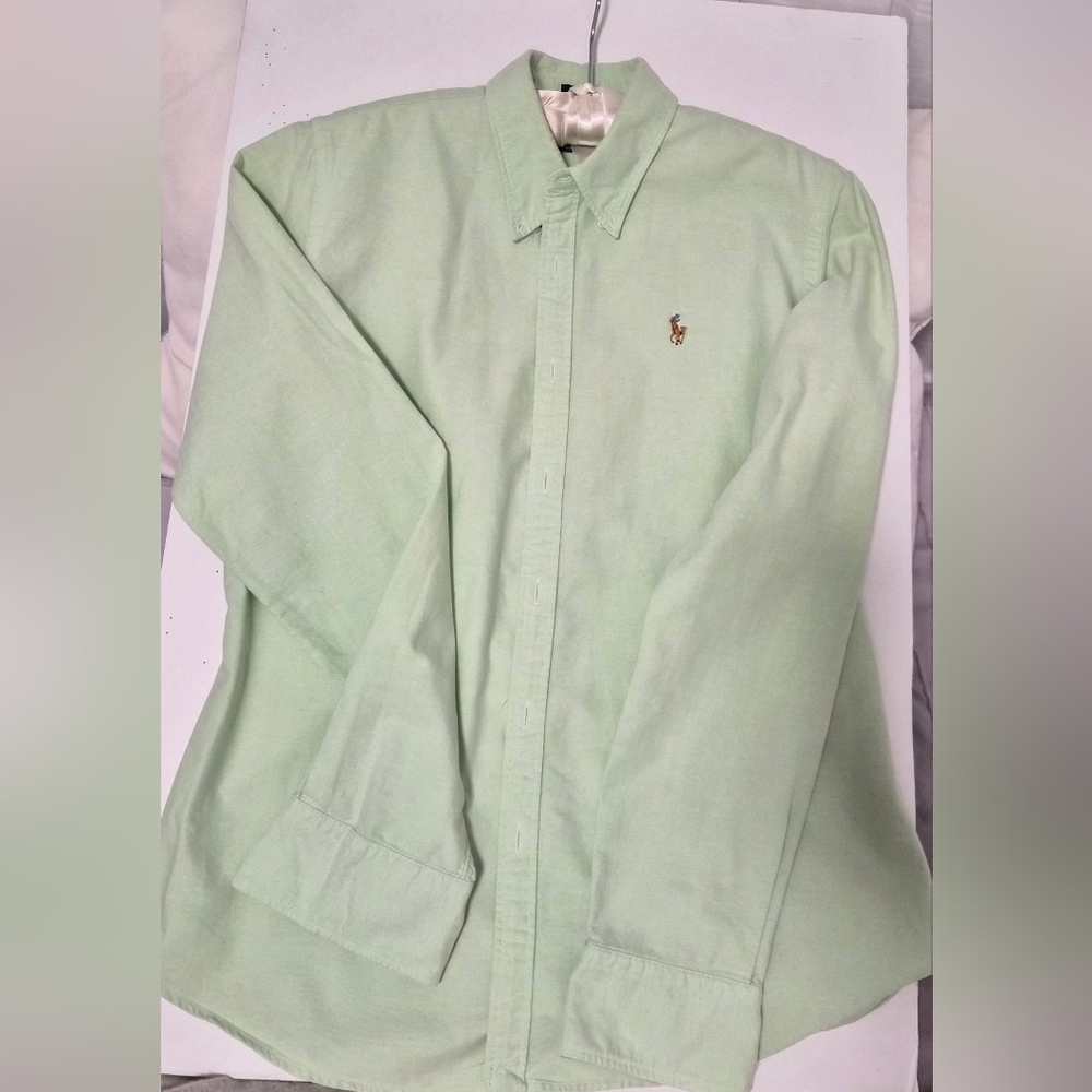 Ralph Lauren Mint Green Slim Fit Shirt